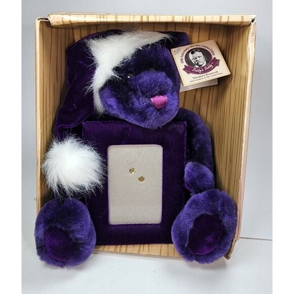 Dan Dee Roosevelt Teddy Bear Santa Picture Frame 100th Anniversary 2002 - Picture 1 of 10